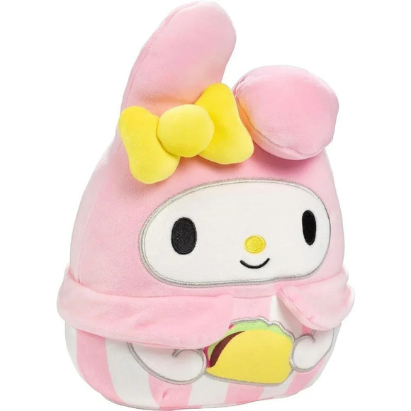 Melody with Taco Sanrio  Plush Soft and Squishy Stuffed Animal Hello Kitty Toy - Picture 3 of 6